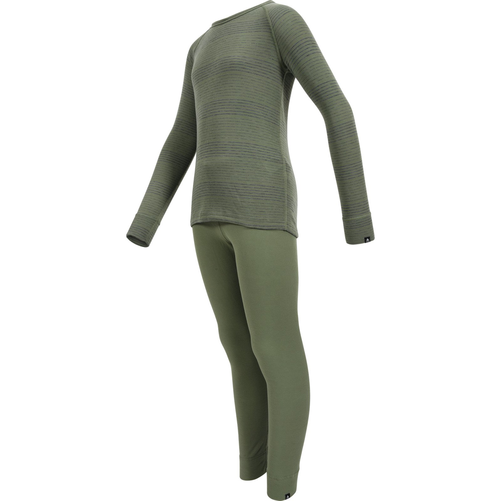 Odlo Kinder-Thermowäsche-Set Active Warm olive