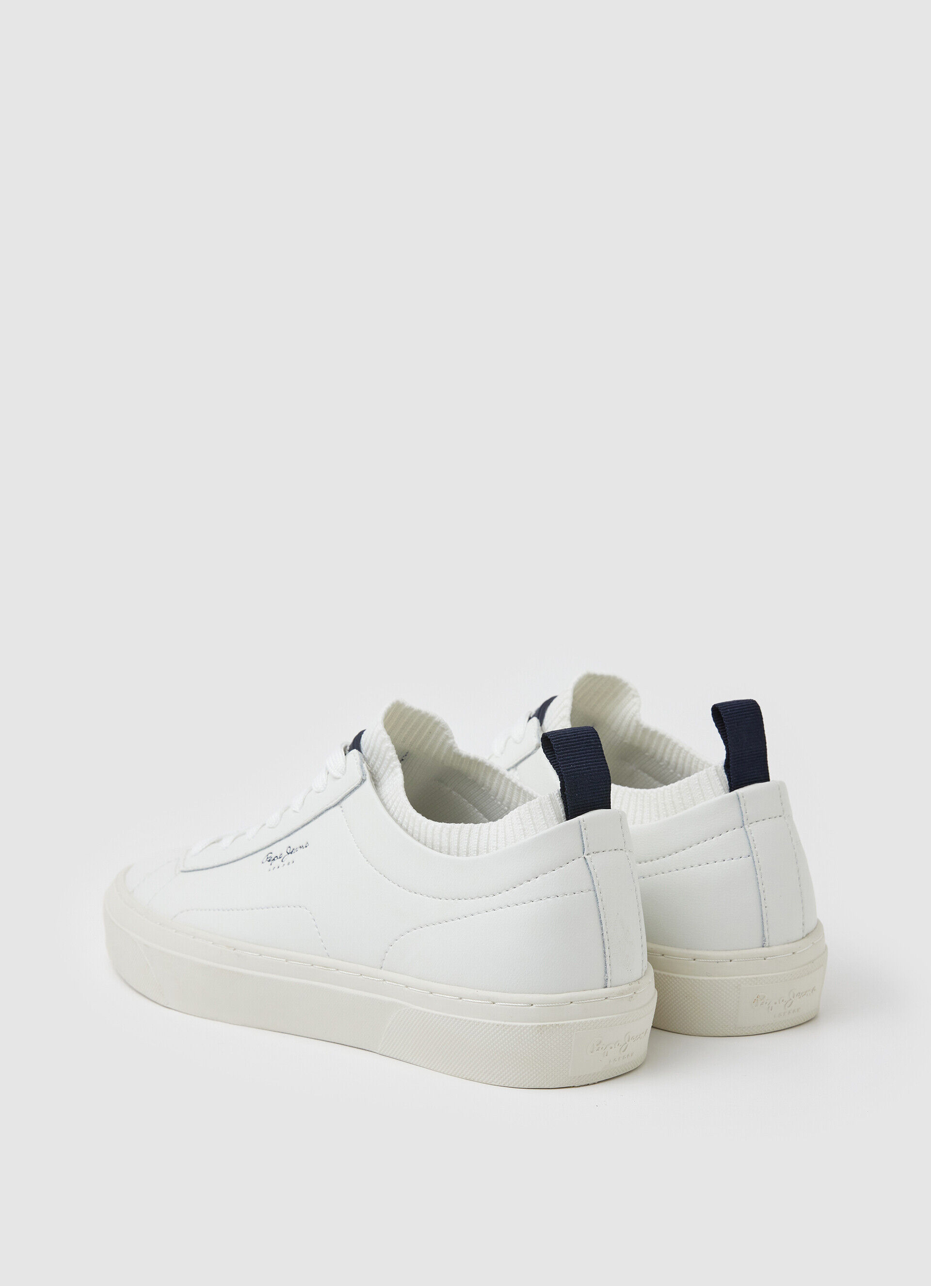 YOGI LEATHER SOCK SHIPPER - branco