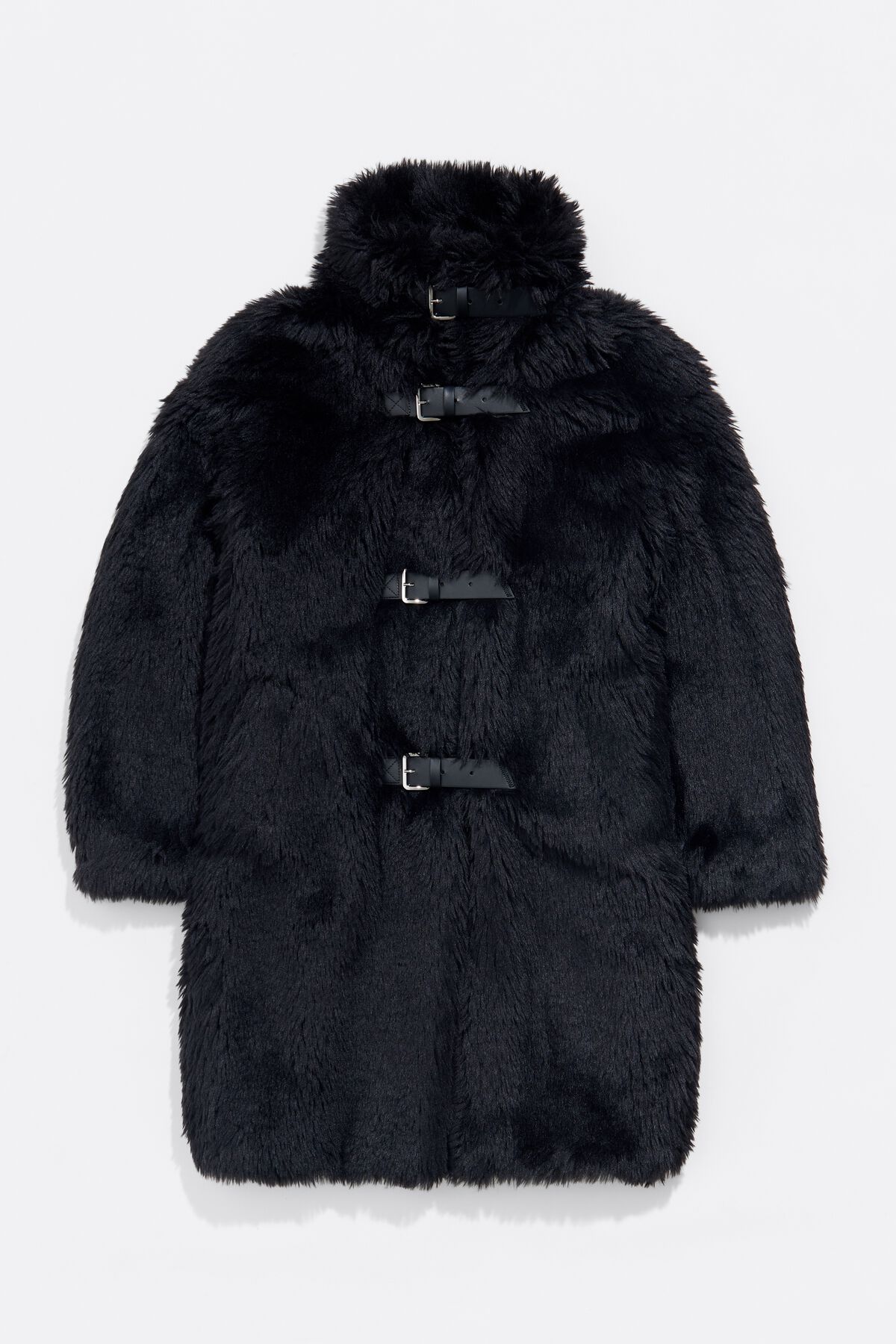 Jaqueta de pele preta