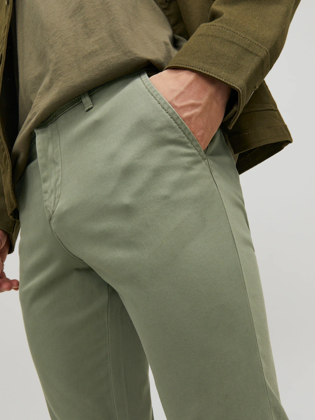 Jack & Jones Chinos »JPSTMARCO mit Stretchkomfort und schmalem Bein«  mit Reissverschluss