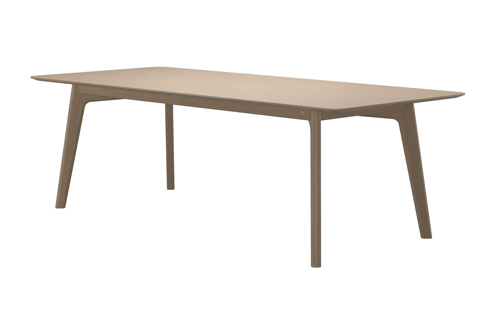 Bordeaux spisebord Natur eik med uttrekk. 100x230 cm.