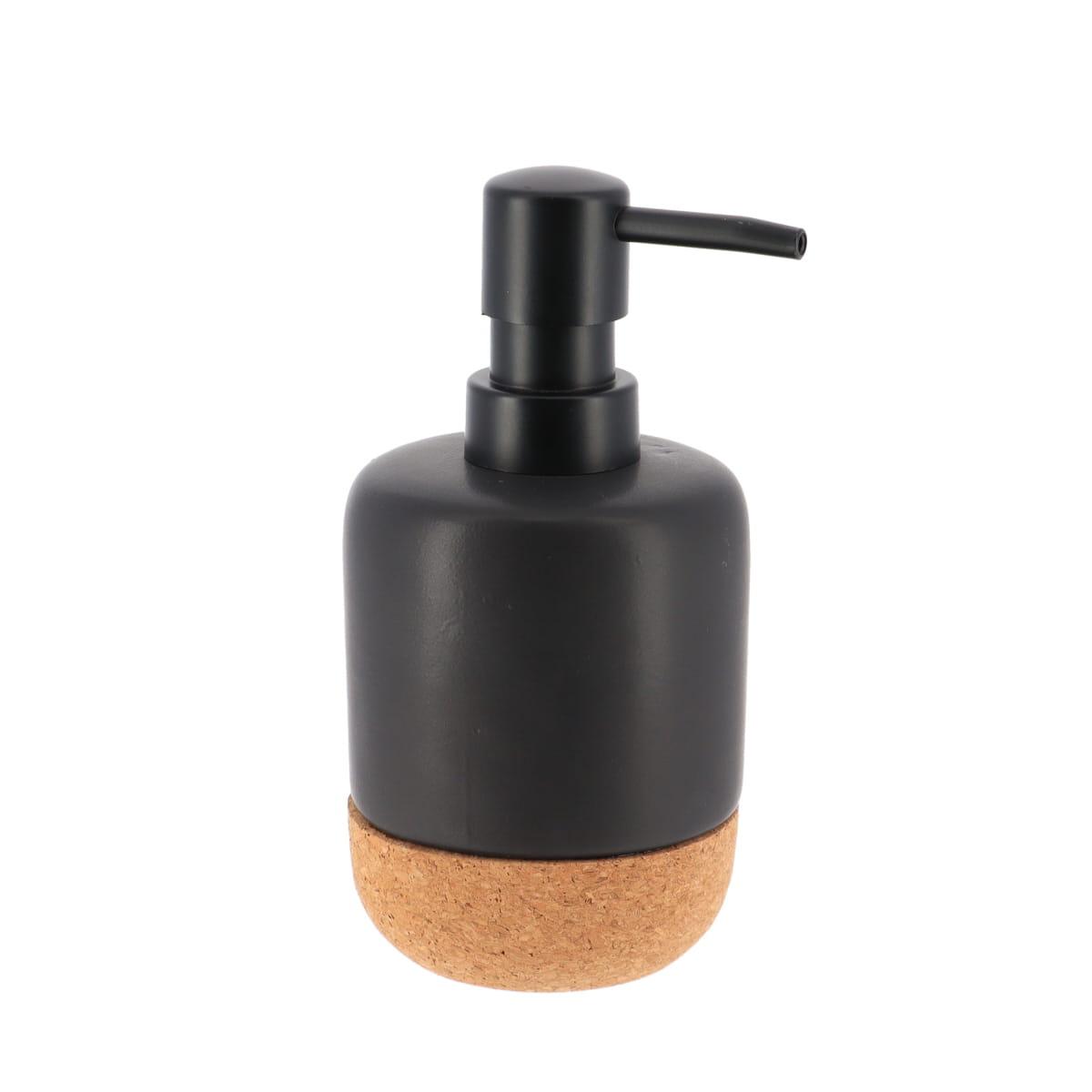 DISTRIBUTEUR A SAVON DOLOMITE ROND ET LIEGE 275ML NOIR LIEGE