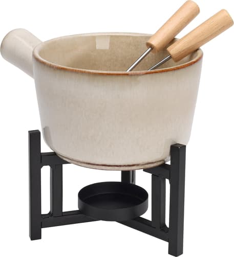 Fondue-set porzellan 2 Personen