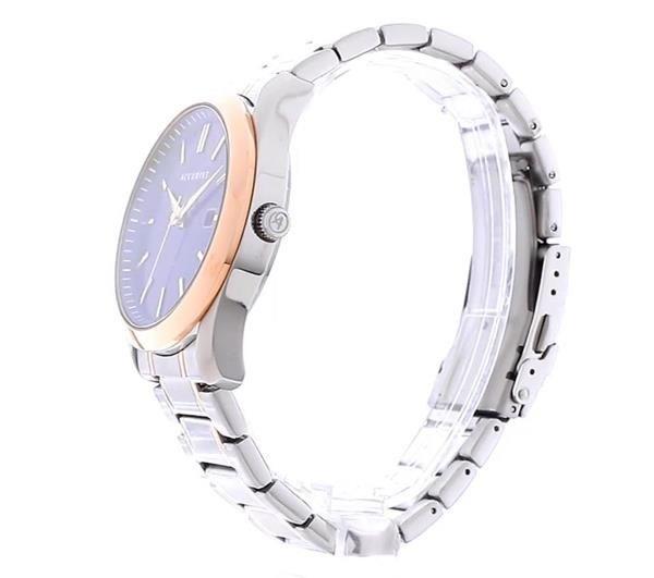 Accurist Mens Accurist Blue Dial Two Tone Watch