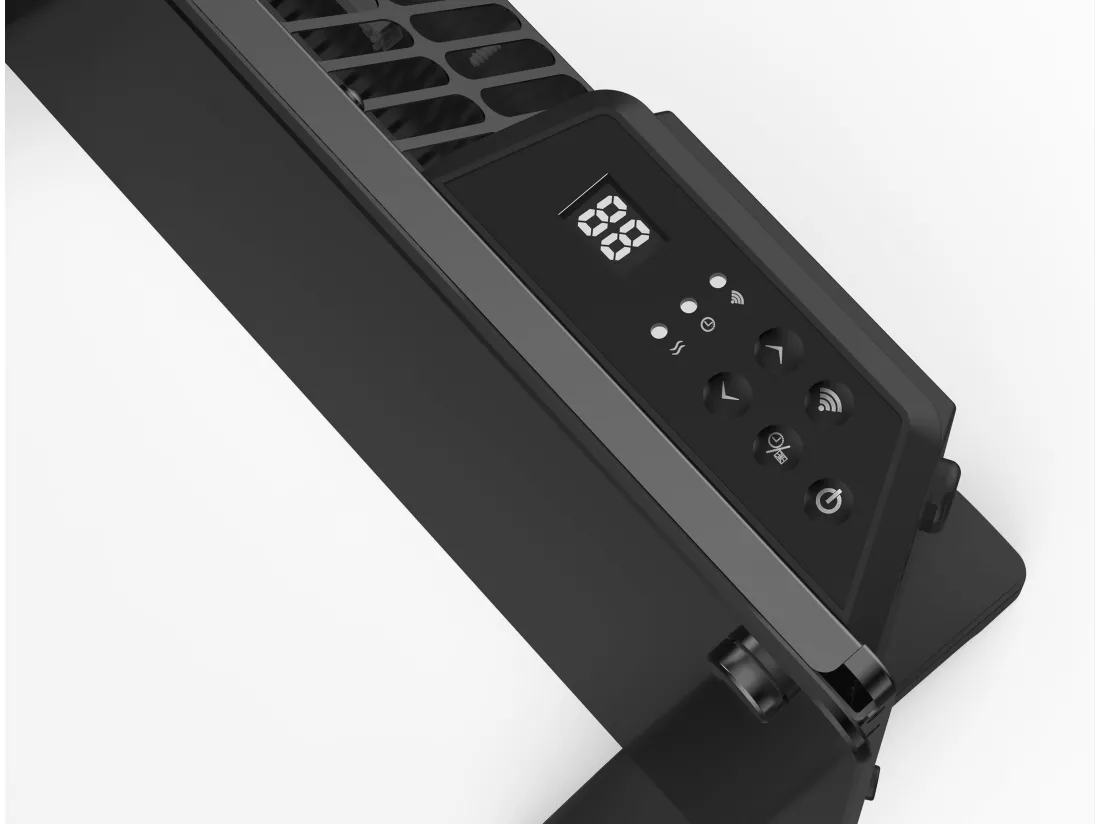 Radiateur avec panneau en verre et commande WiFi App