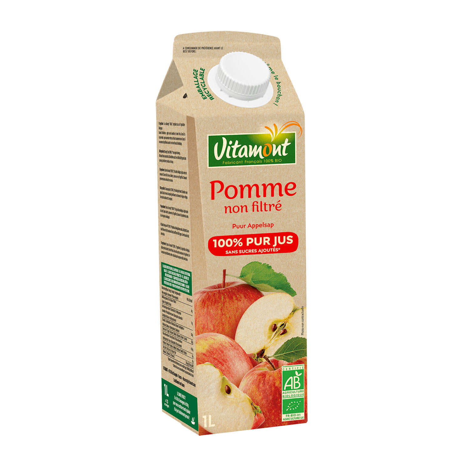 Pur jus de Pomme bio
