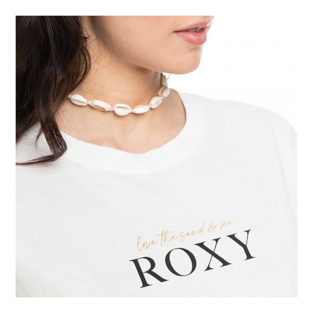 Roxy NOON OCEAN - Tee-shirt Femme snow white