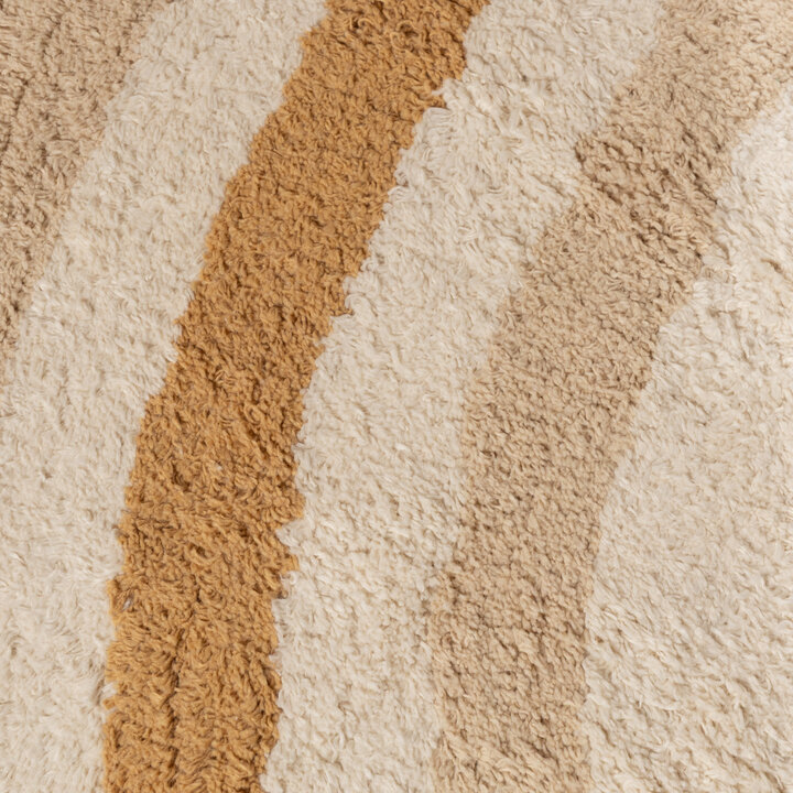 Ovaal wasbaar kindervloerkleed - Milo Beige