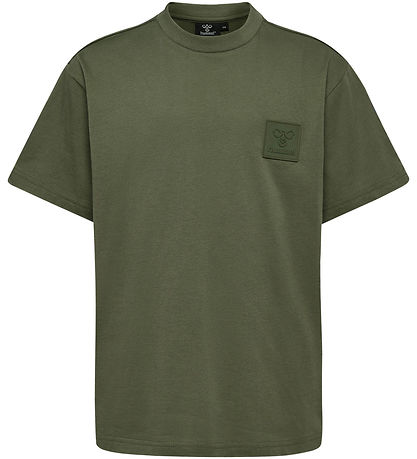 Hummel T-Shirt - hmlClean - Olivin
