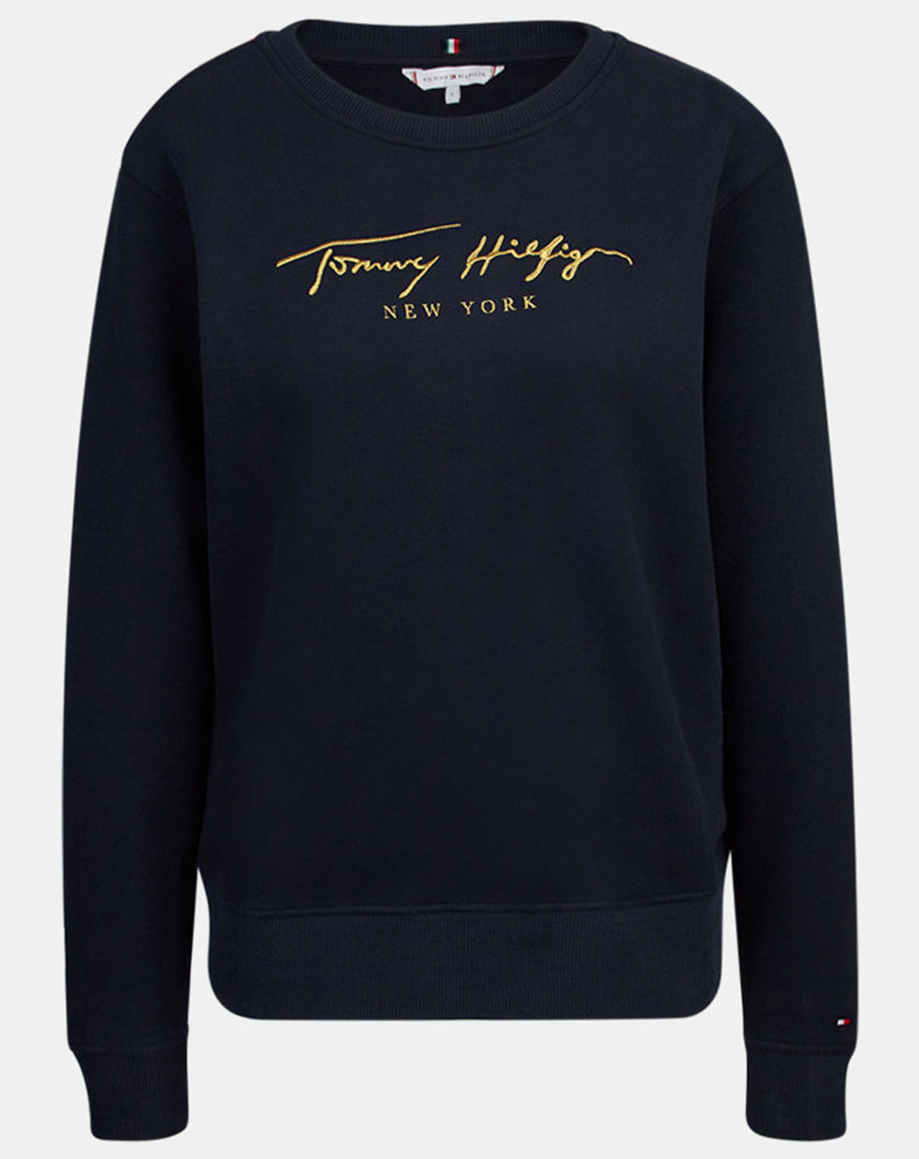 Tommy Hilfiger Sweat Fleece Gold Scriptbleu marine