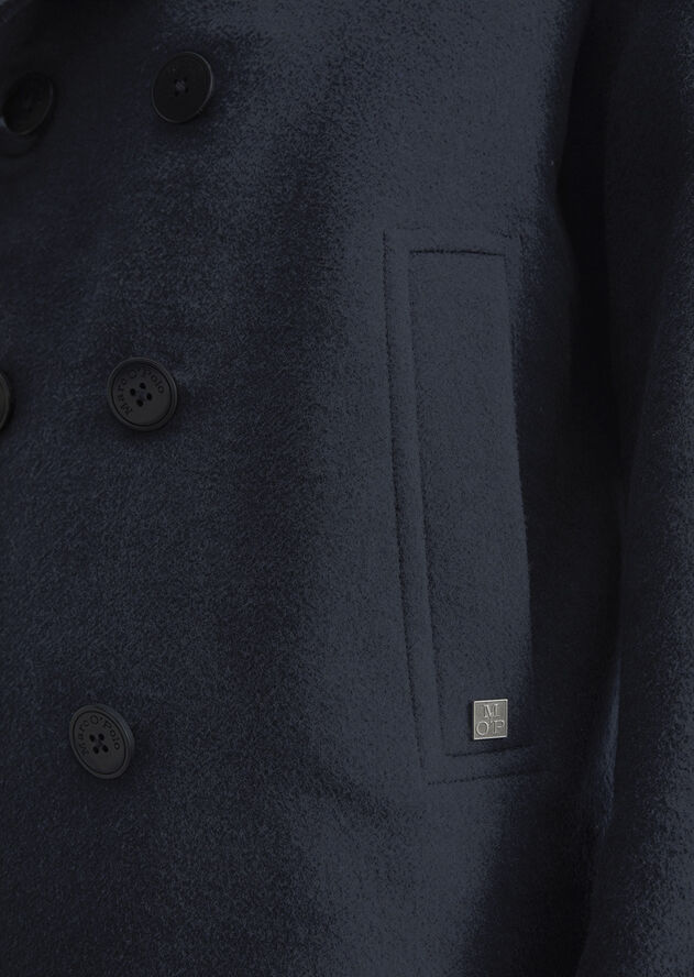 Marc O’Polo Jacket, EURO-wool, caban Dark navy
