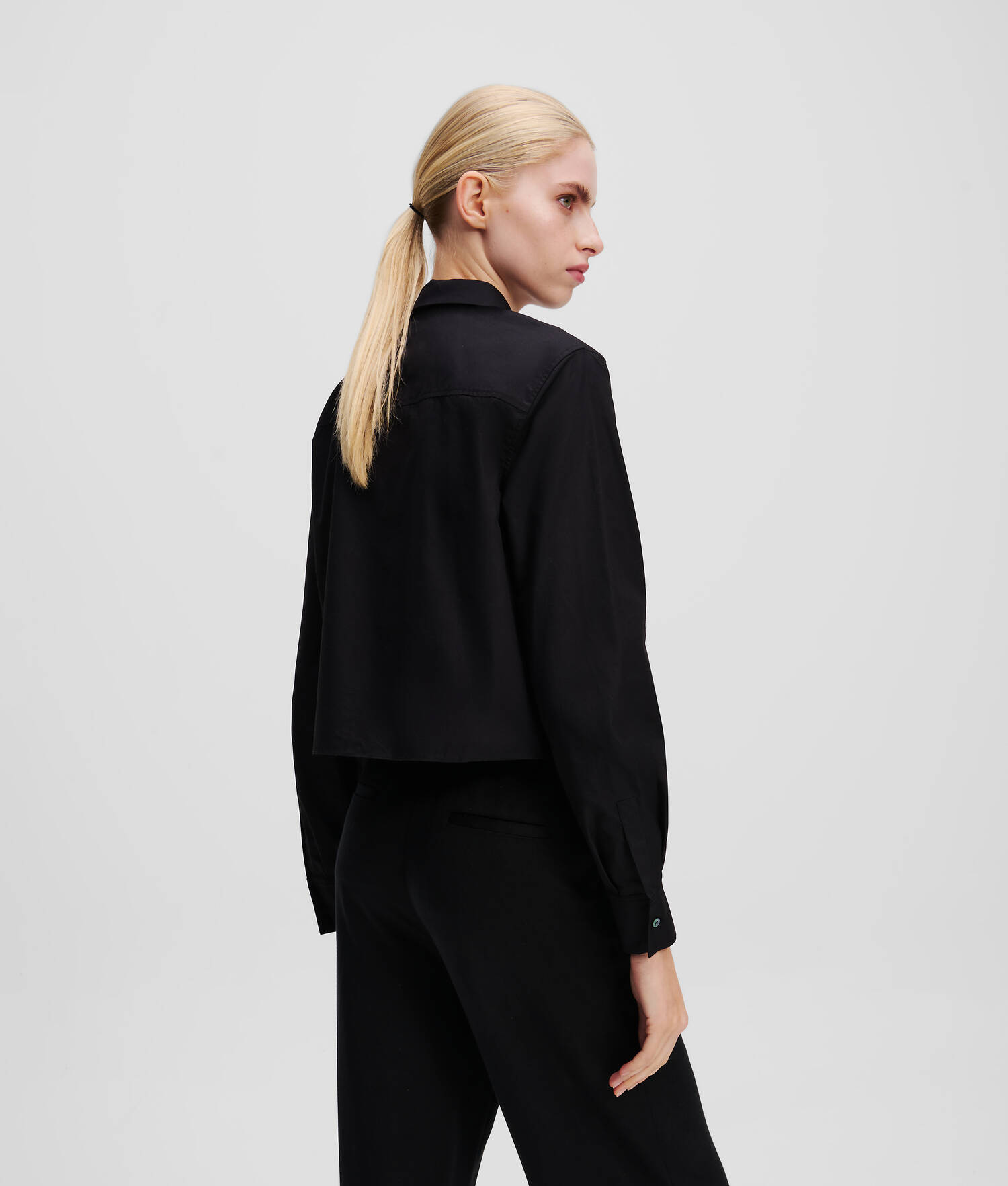 CHEMISE CROPPED KARL SIGNATURE