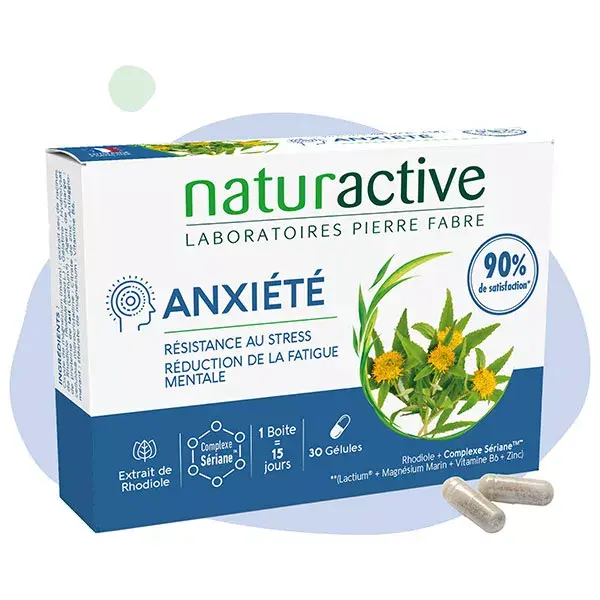 Complexo para Ansiedade Naturative Seriane 30 cápsulas