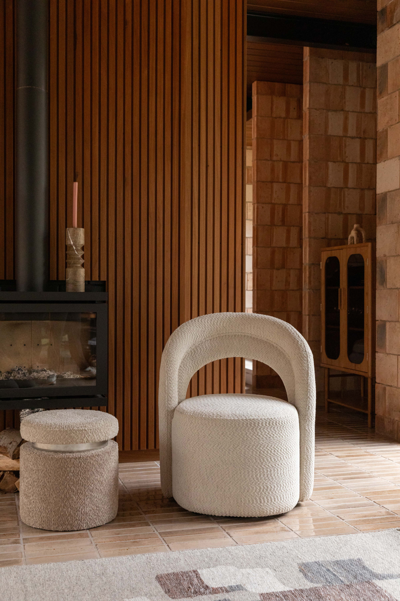 Fauteuil Seina draaibaar beige