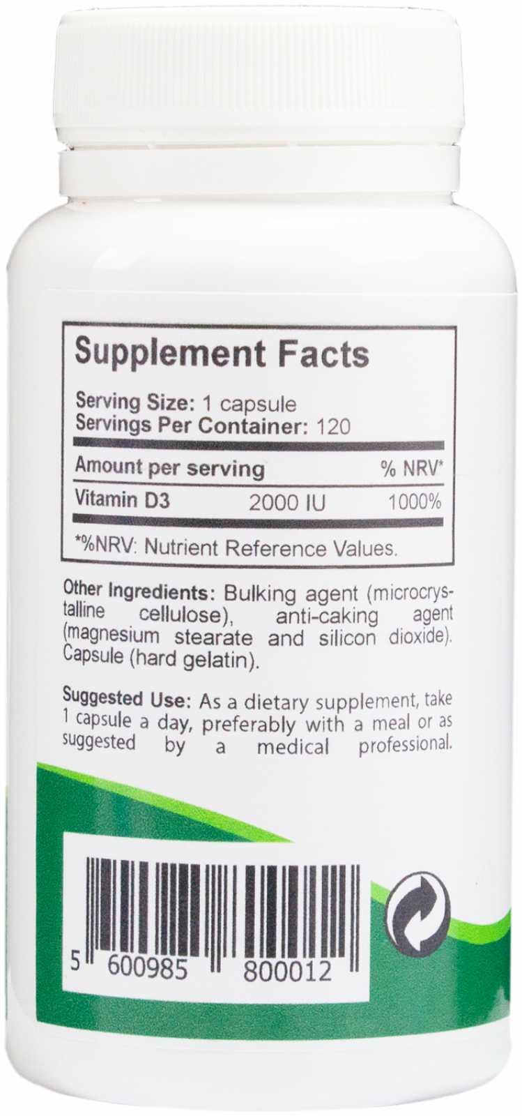 Firm Foods Vitamina D-3 120 Cápsulas