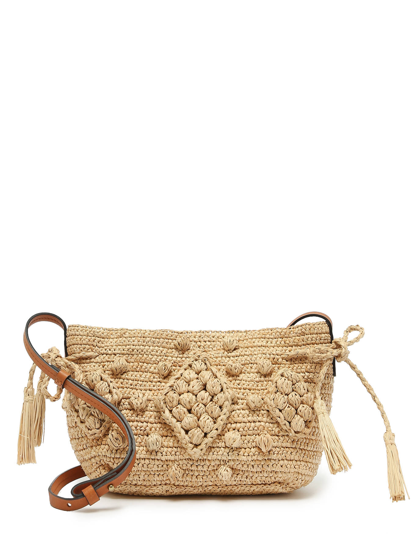 Sac bandoulire Mini 24H Raphia GERARD DAREL