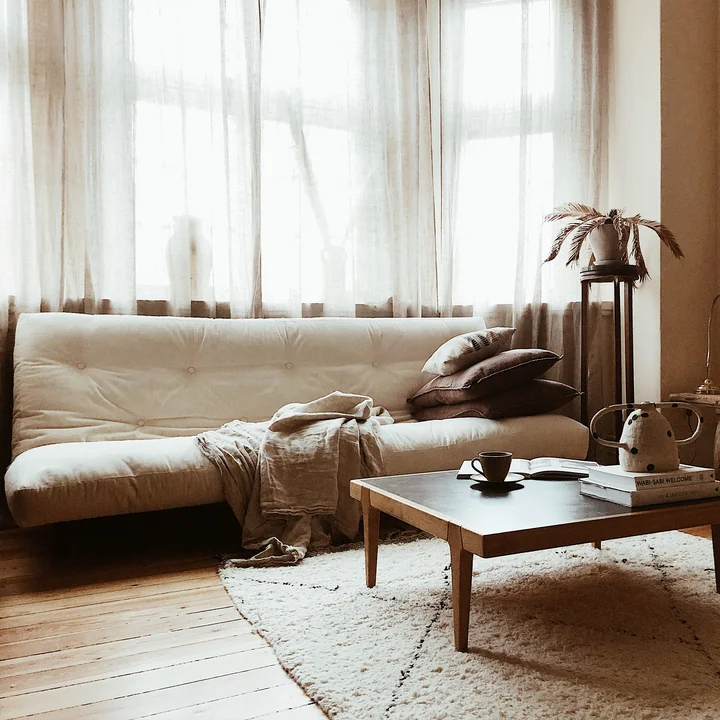 Karup Design - Fresh Schlafsofa, 140 x 200 cm, olivgrün (756)