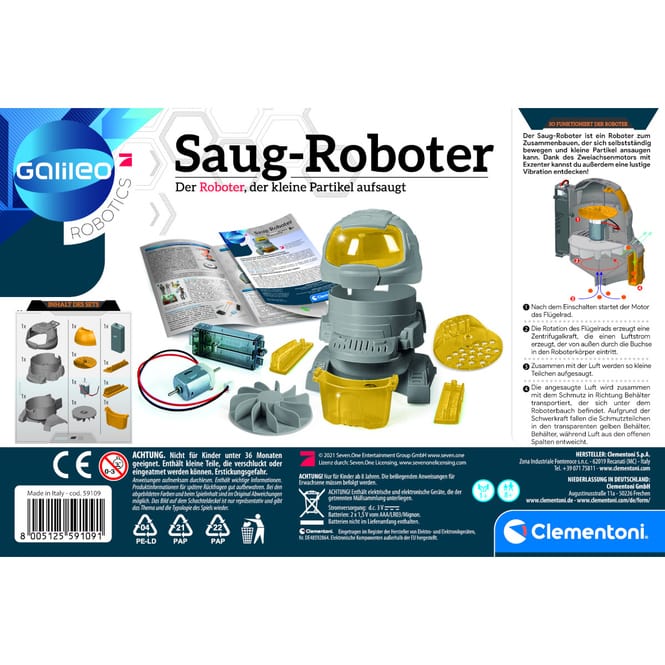 Galileo - Saug-Roboter - Clementoni