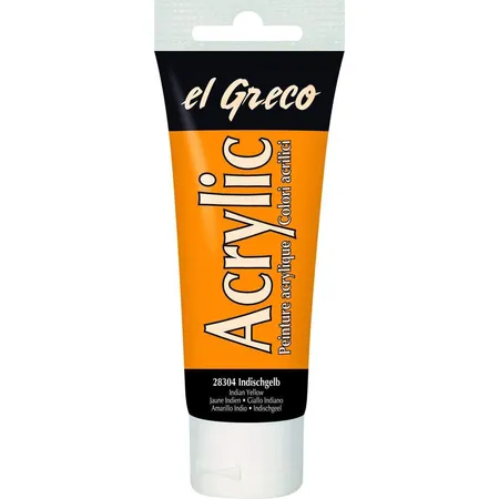 KREUL el Greco Acrylic Indischgelb 75 ml Tube