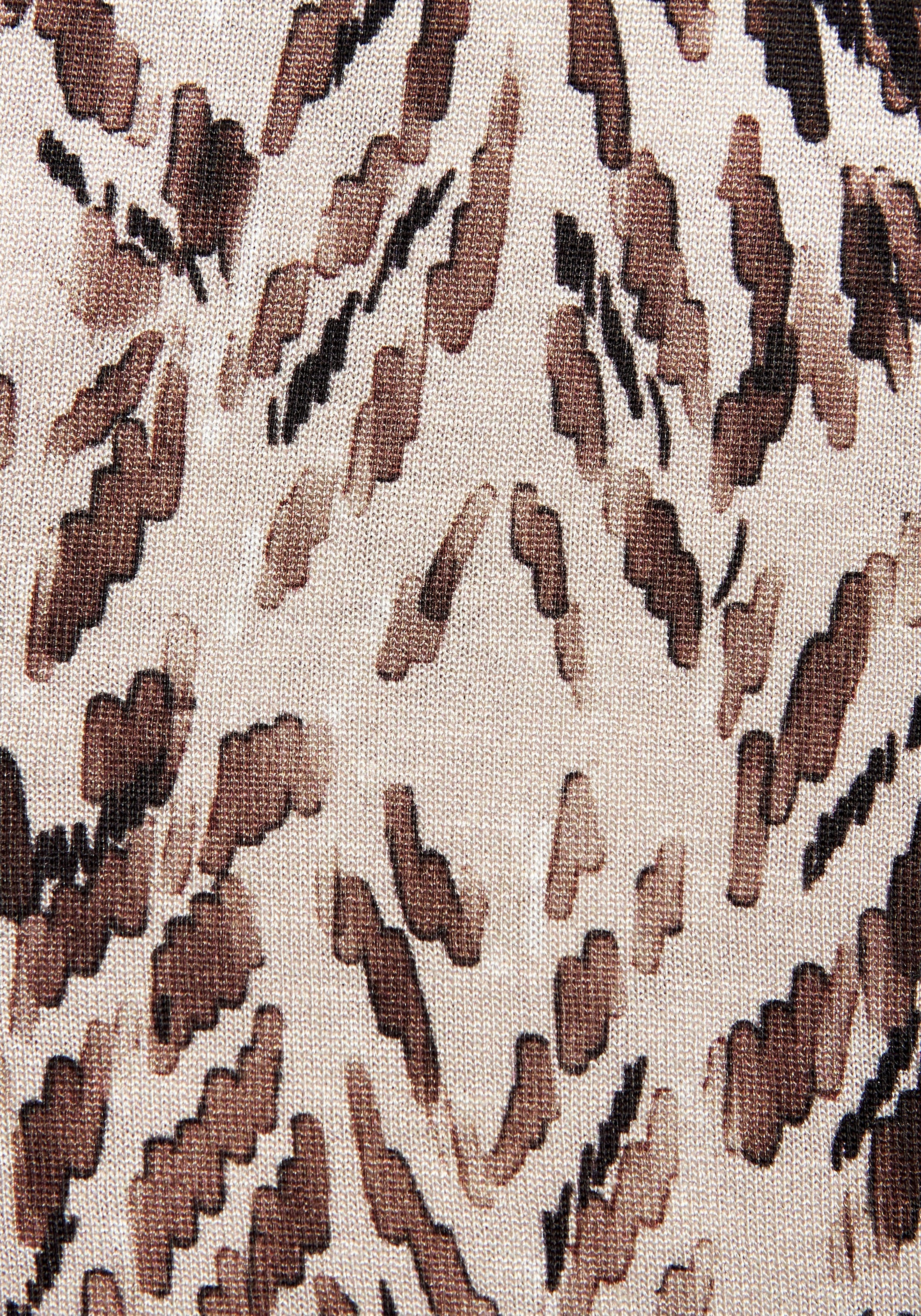 LASCANA Trägertop , mit Zieraccessoire, weiche Viskose, Alloverprint