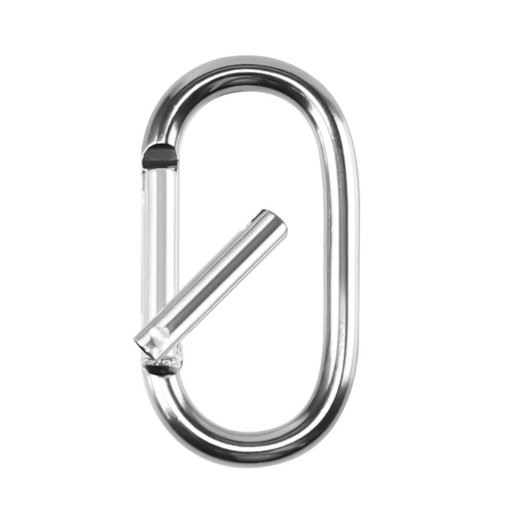 Apple Watch (42/41/40/38 mm) Silikon Uhren Halterung mit Karabiner Haken Schlüsselanhänger - Schwarz