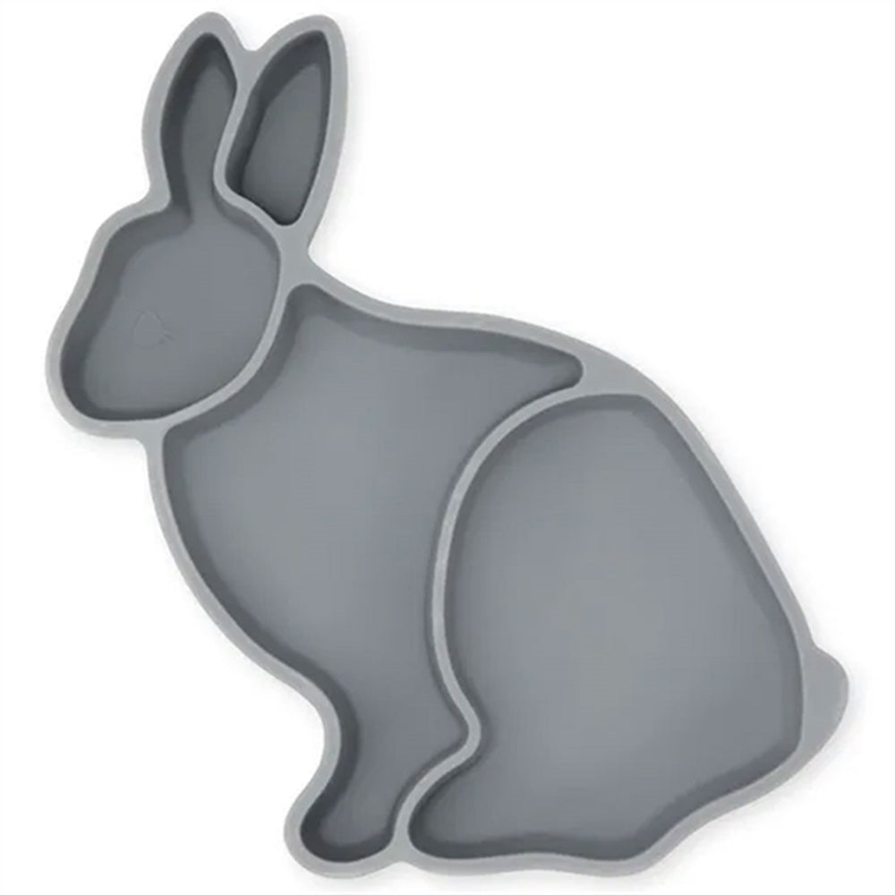 Silikone Tallerken Bunny Quarry Blue