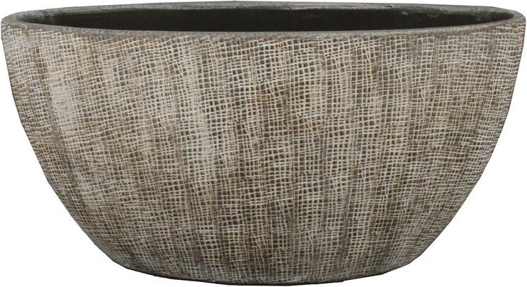 Bela Arte bloempot Mira grijs 49 x 20 x 25 cm