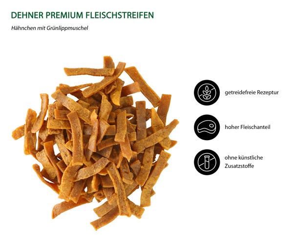 Dehner Premium Katzensnack Fleischstreifen,