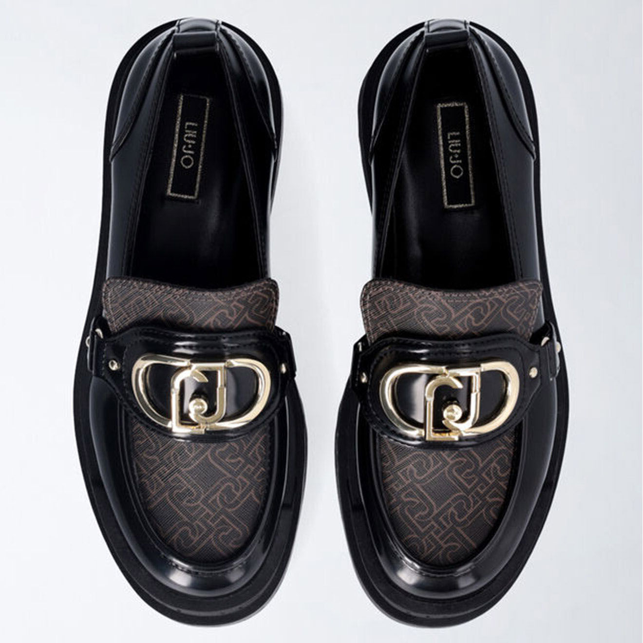 Liu-Jo Mocassins Love marron/noir