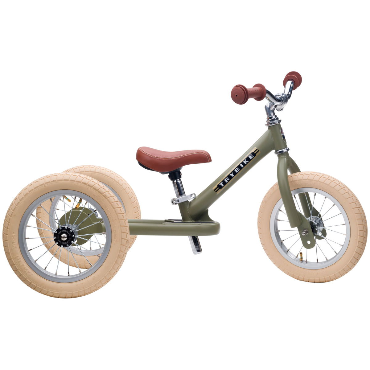TrybikeTrybike   Steel Bike 2in1 matt Vintage Green