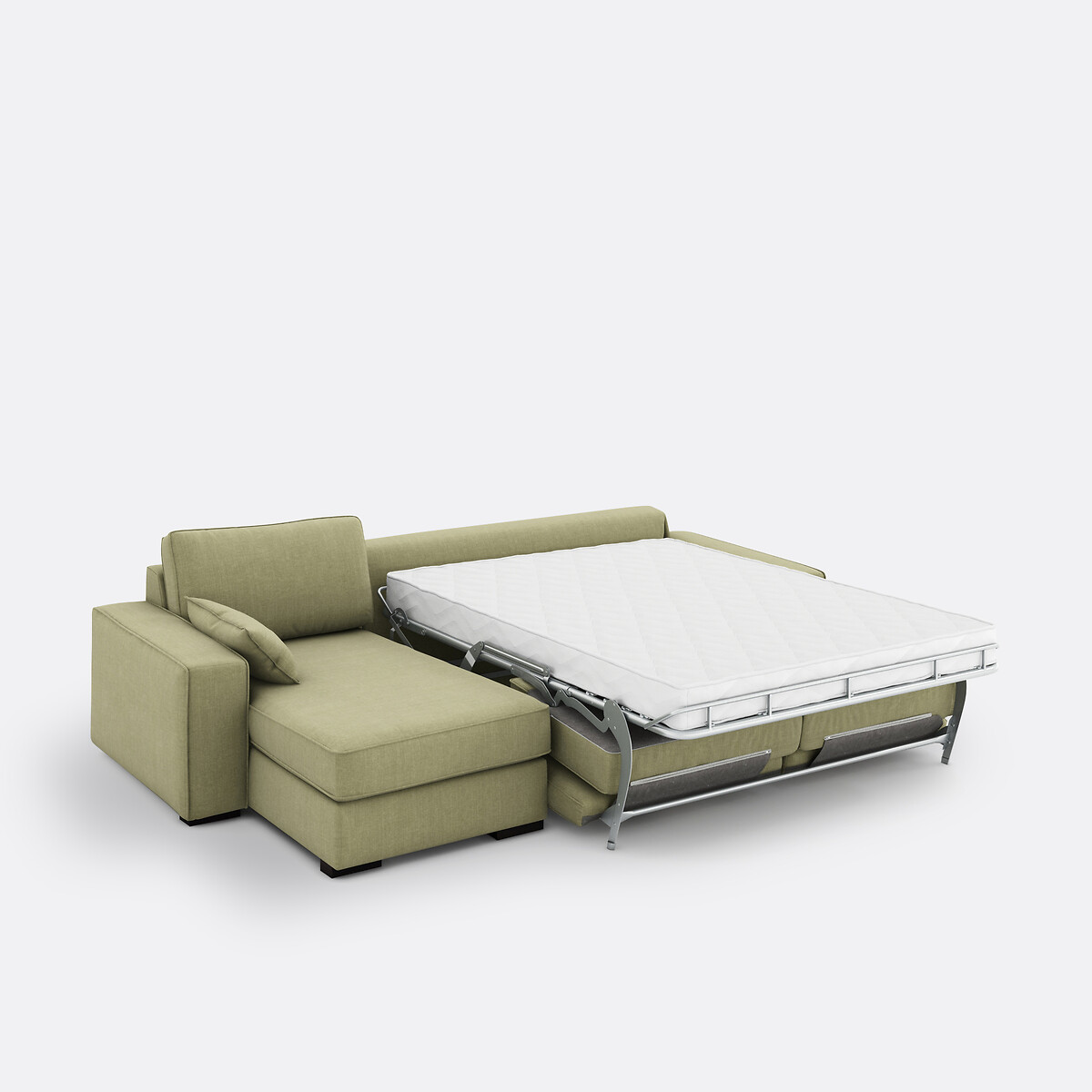 LA REDOUTE INTERIEURS<br>Sofá cama de canto, algodão/linho, Bultex, Cécilia