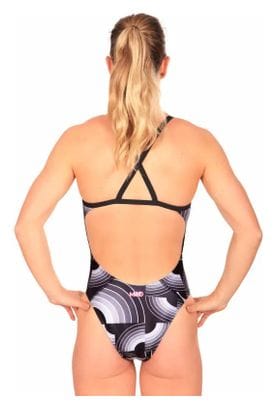 Maillot de Bain 1 Pièce Femme Mako Rainbow Aumakua Noir