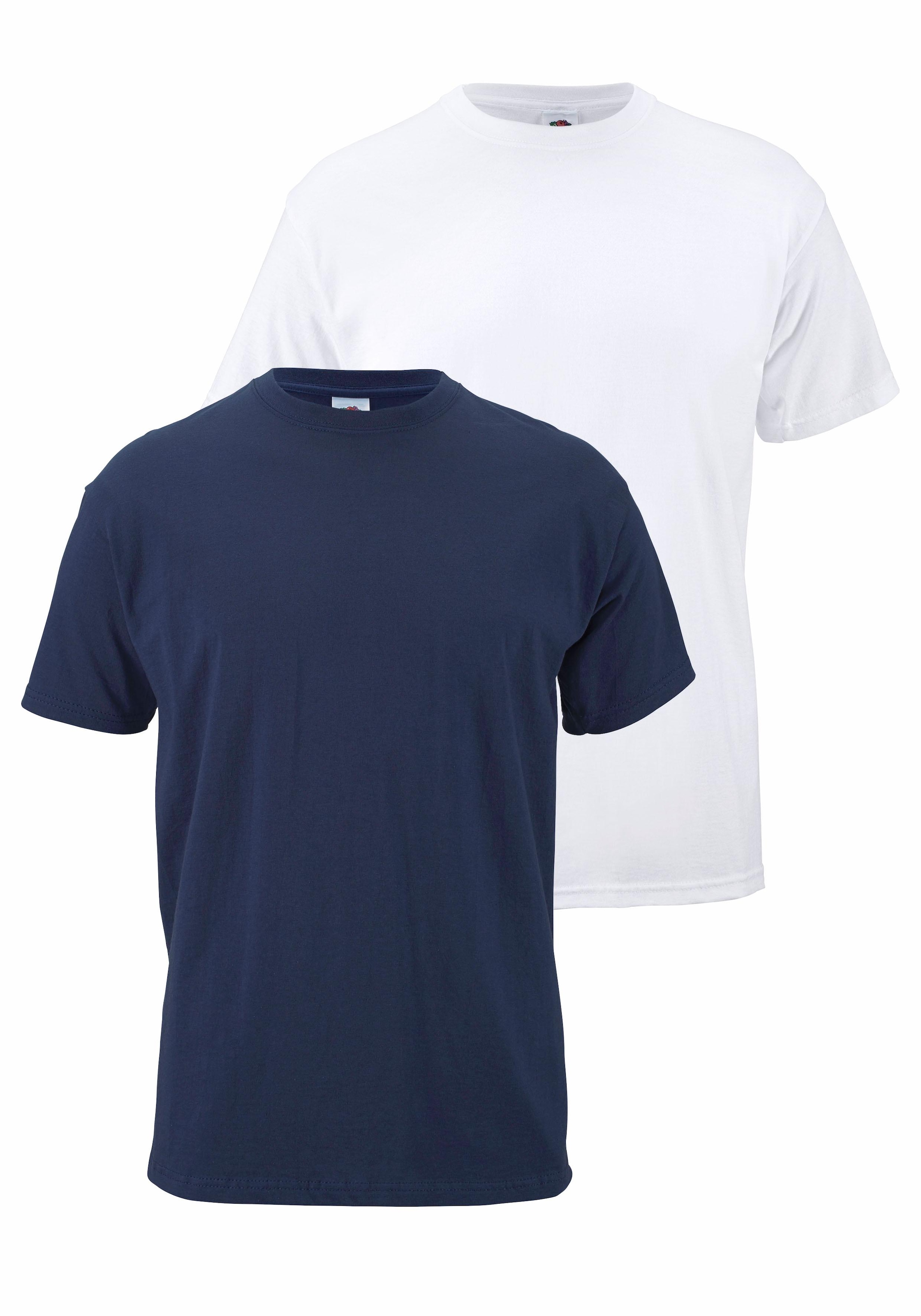 Fruit of the Loom T-Shirt, 2 Stk. aus reiner Baumwolle