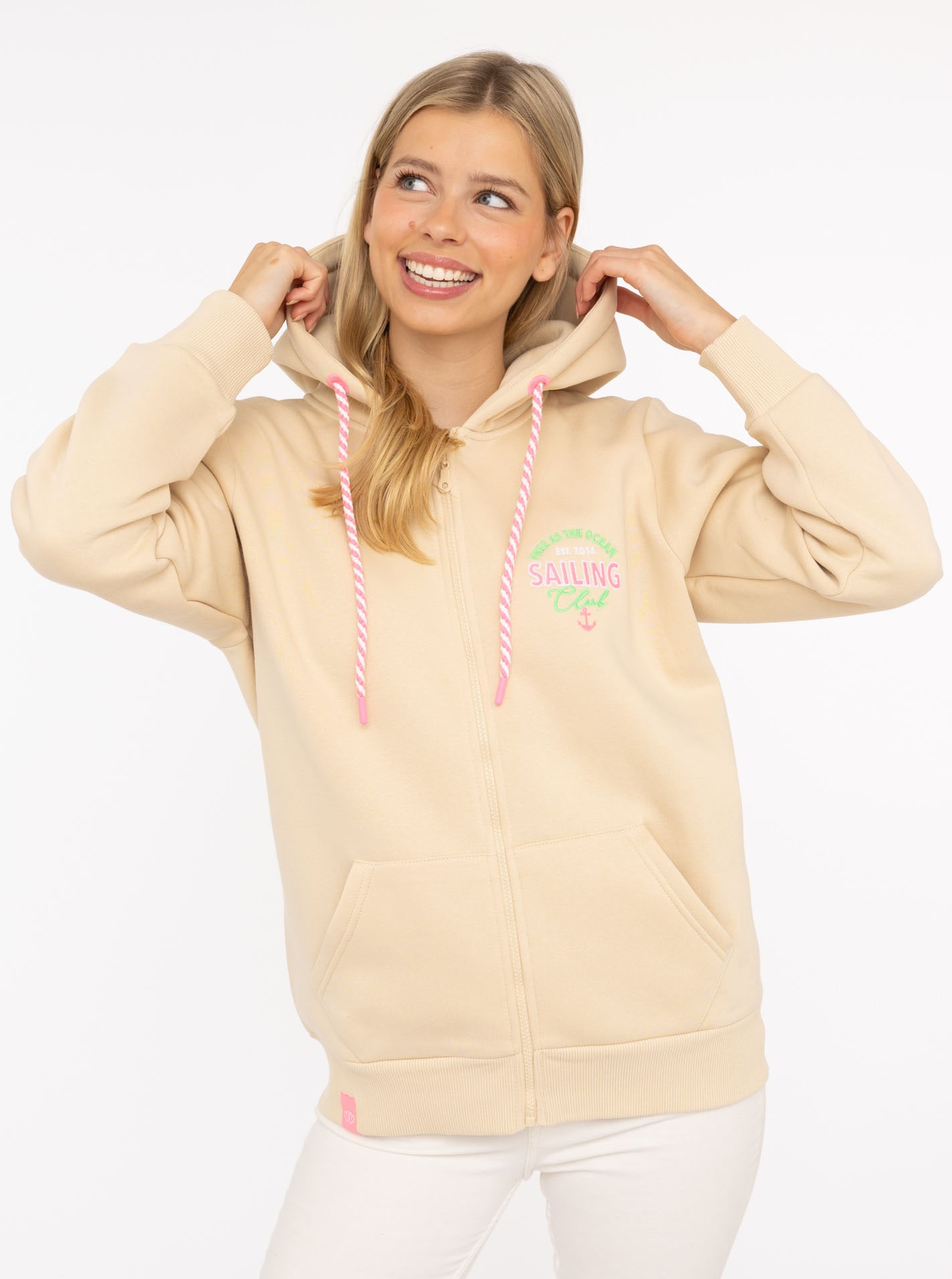 Zwillingsherz Kapuzensweatjacke »