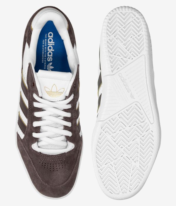 adidas Skateboarding Tyshawn Low Schuh (brown white gold melange)