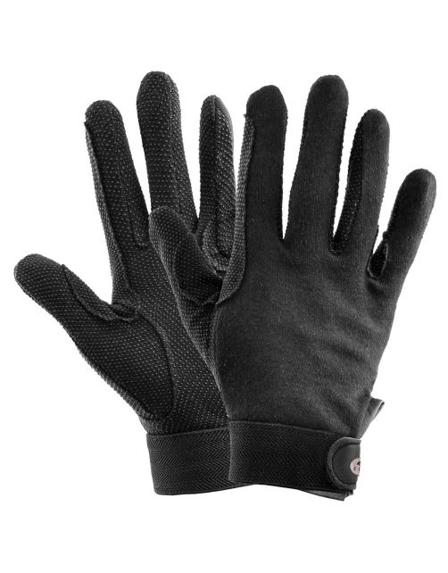Elt Rijhandschoen Picot Winter Zwart - Ruiteraccessoires