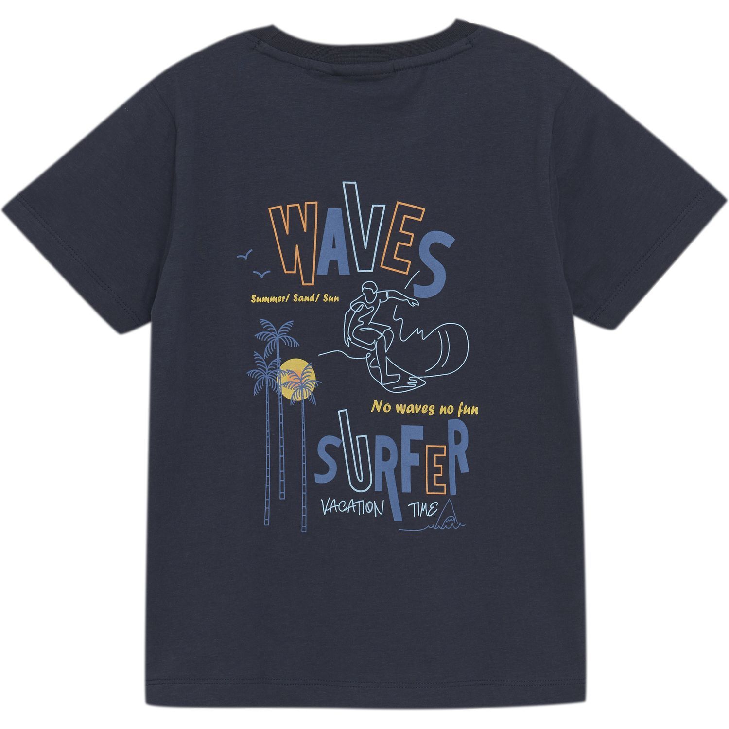 Color KidsT-shirt W. 2 Print - S/S