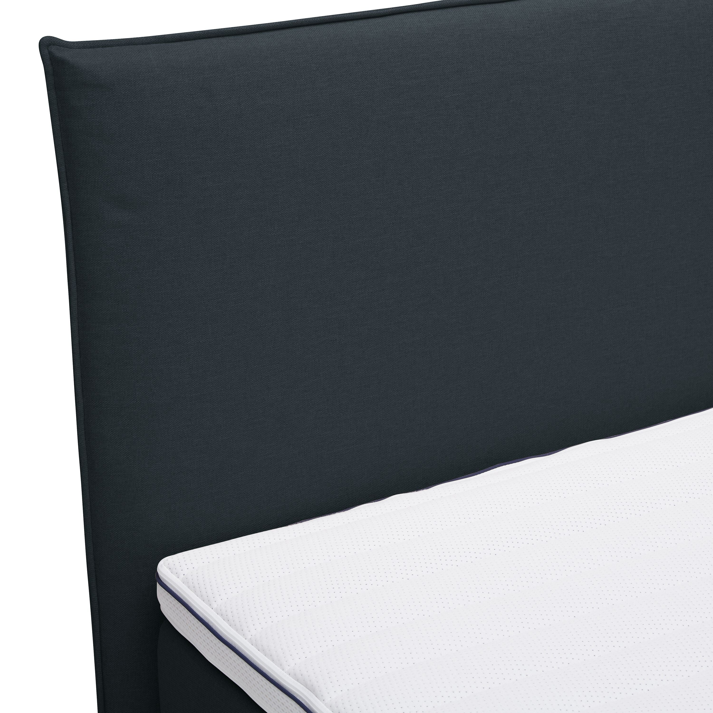 bico GOODNIGHT Boxspringbett - Blau / B: 180.0 cm x T: 200.0 cm
