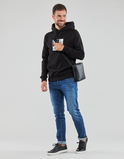 Calvin Klein Jeans - SCATTERED URBAN GRAPHIC HOODIE - Noir