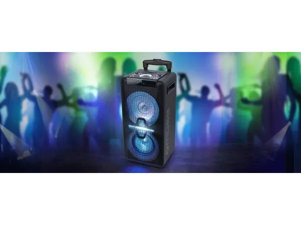 Muse M-1920 DJ - Højttaler - til PA-system - trådløs - NFC, Bluetooth - 2-vejs
