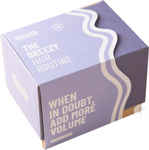 Wondr The Breezy Hair Routine Set Cadeau 3 Produits