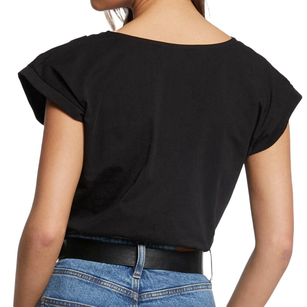 Morgan T-shirt Noir Femme Morgan Deci