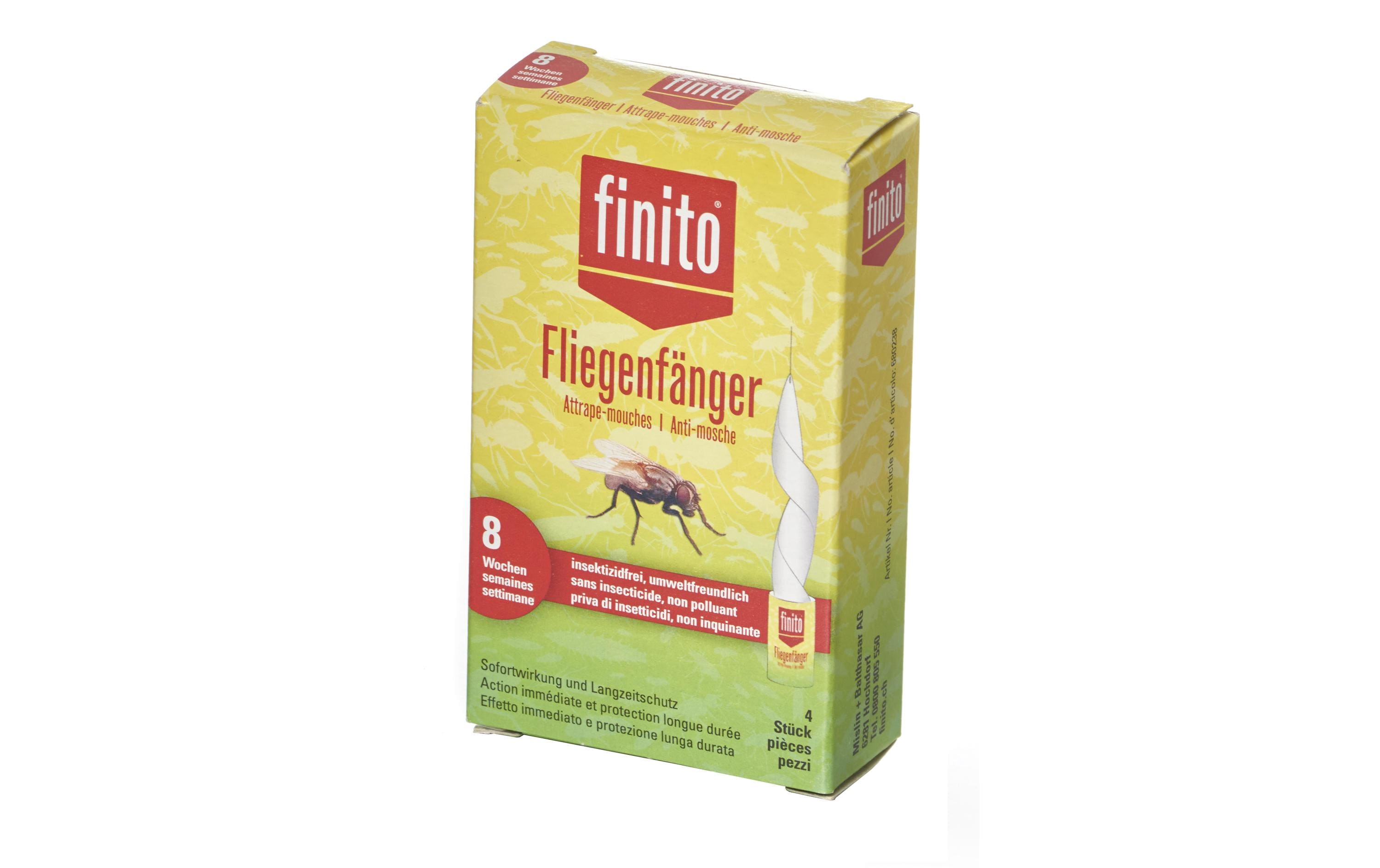 Insektenfänger für Fliegen 4 StückFliegenfänger-Hülsen