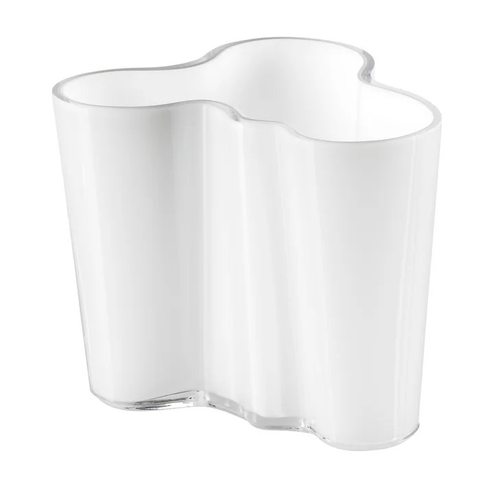 Iittala - Aalto Vase Savoy, opalweiss, 95mm