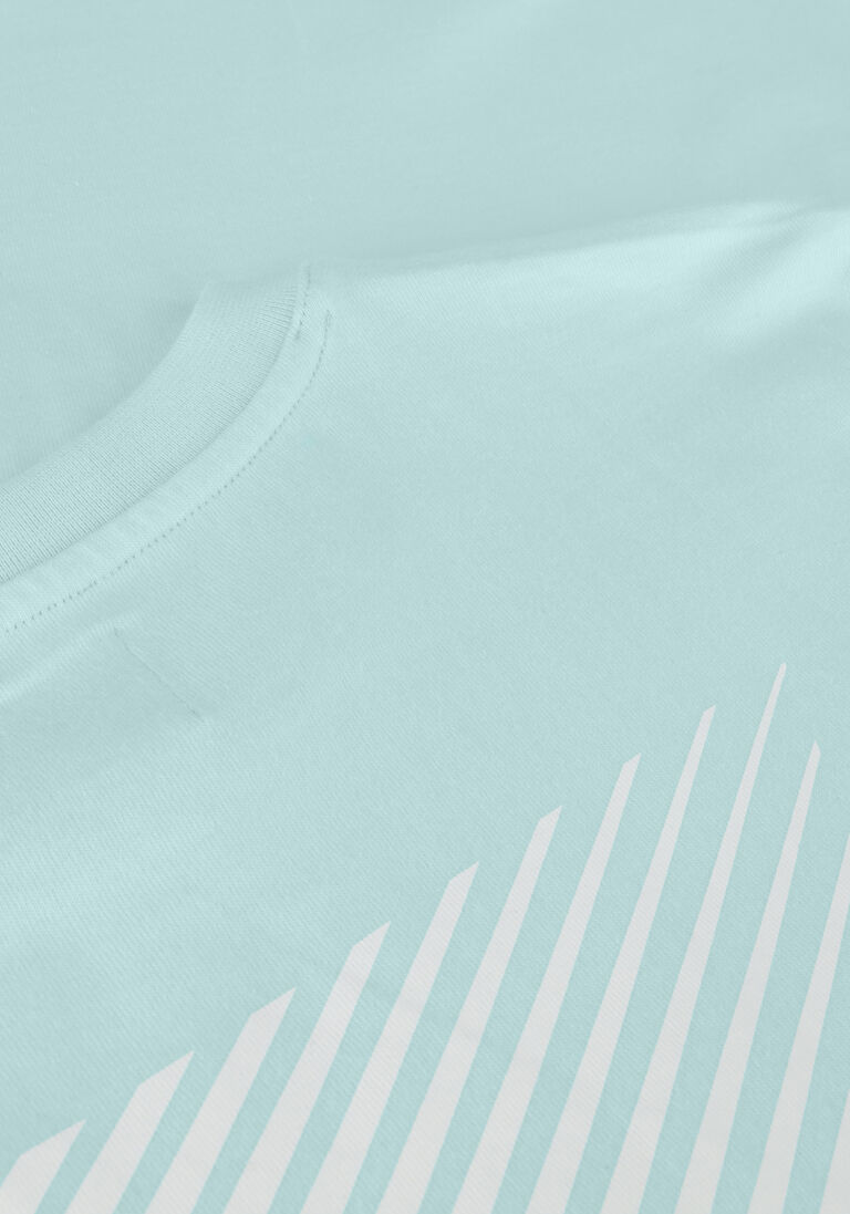 PURE PATH blauwe pure path t-shirt tshirt with front and back print