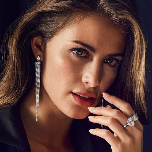 Sif Jakobs Jewellery Ellisse Lungo Øreringe, Sølv