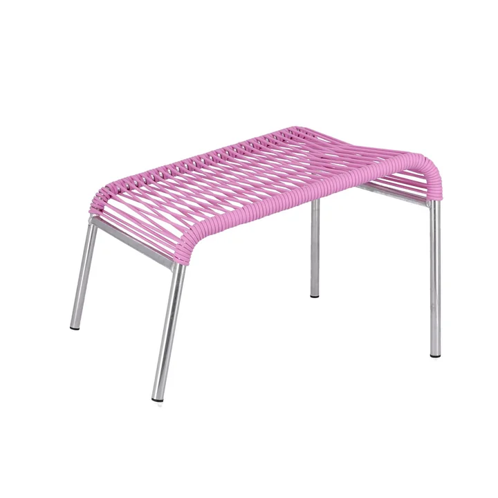 Fiam - Mya Spaghetti Fusshocker, Aluminium / pink