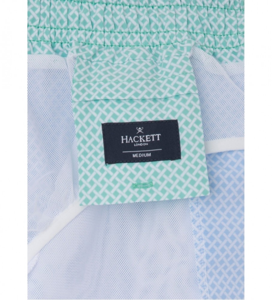 Maiô Hackett Grid Azul