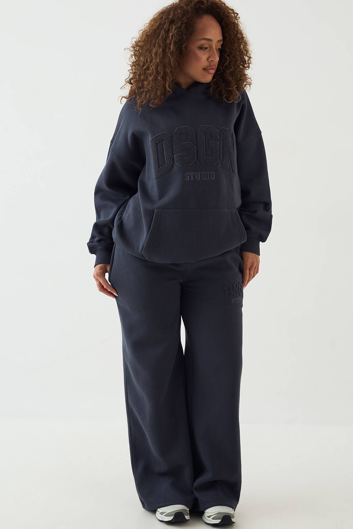 Jogging Jambe Droite En Tissu Éponge Avec Appliqué Dsgn Studio