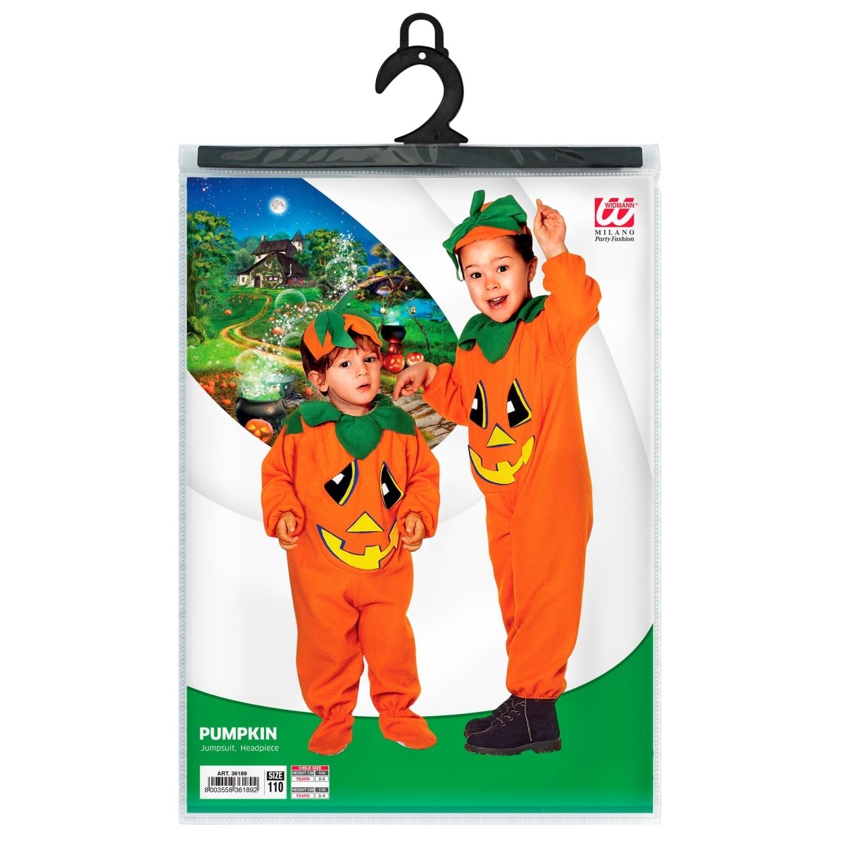 Halloween Kostuum Oranje Baby Pompoen 2 delig